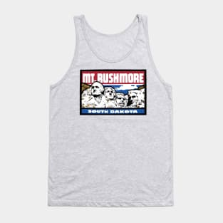 Mt. Rushmore Vintage Style Decal Tank Top